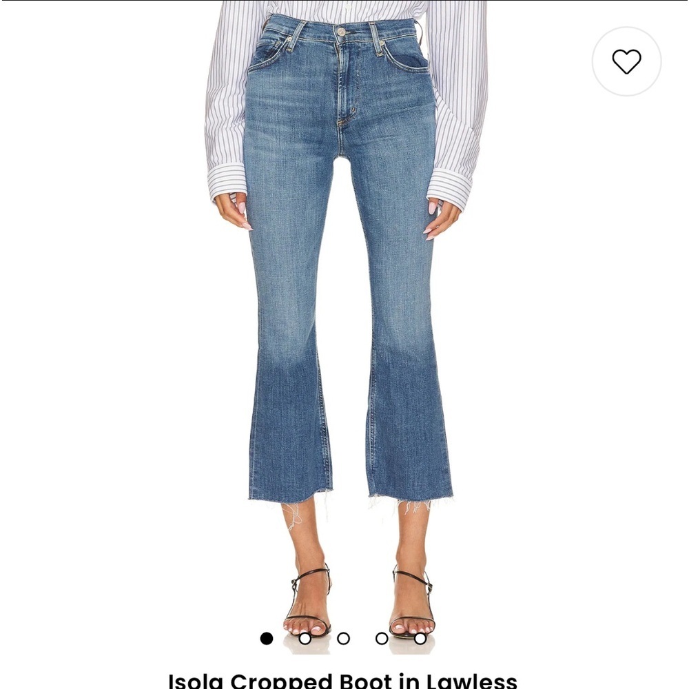 Citizens of Humanity | Isola Mid Rise Cropped Boot Jeans | Sz 29 |